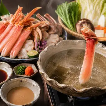 鮮魚5種にズワイ蟹しゃぶ、雲丹いくら丼など 【至福の味覚】 10,500円 8品 3時間飲み放題