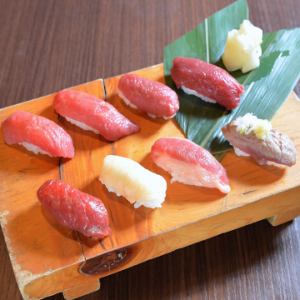 馬肉寿司～おまかせ8貫盛り