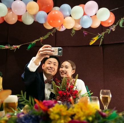【婚礼后派对休闲套餐】餐桌菜肴+2小时无限畅饮☆5,000日元(含税)