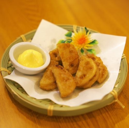 カキフライ/蓮根の挟み揚げ