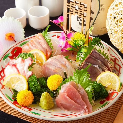 大吉刺身五点盛り