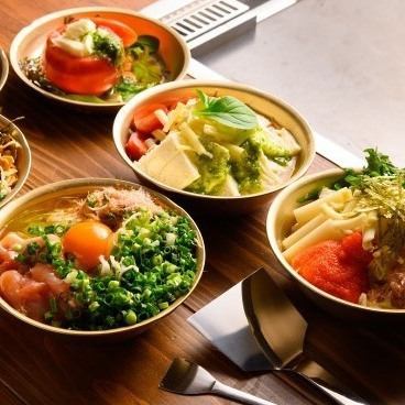 お手頃価格でもんじゃを★春吉に新登場★セルフ式飲み放題◎