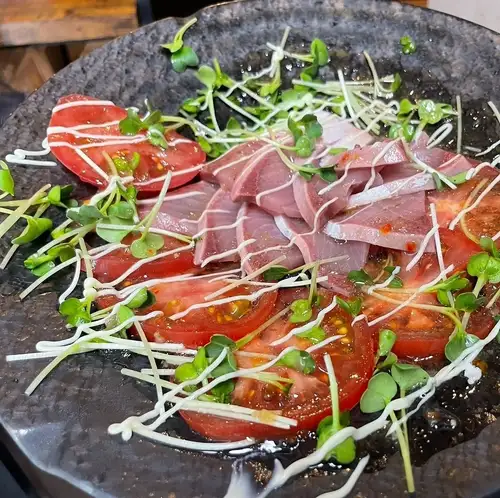 鮮魚カルパッチョを堪能◎