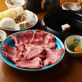 [Limited time only] 90 minutes all-you-can-drink course ~ Exquisite Japanese black beef ~ "Sukiyaki set" 10,000 yen → 9,500 yen