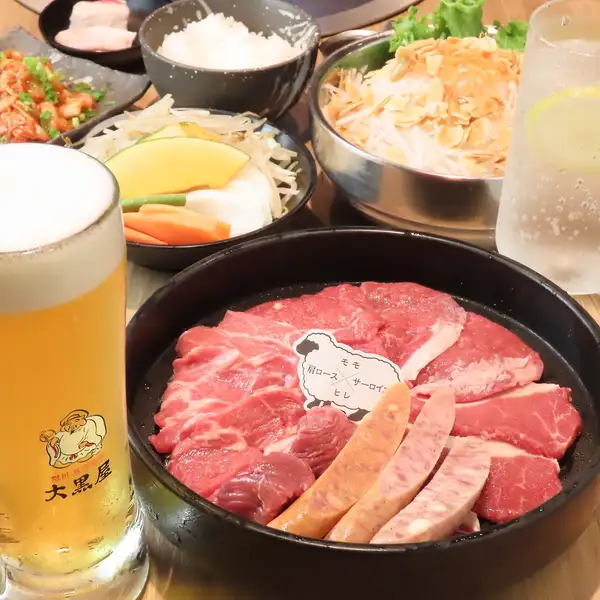 【初めての方に◇当店おすすめ「羊肉5品」を楽しめるコース】飲み放題付き 6,490円(税込)~