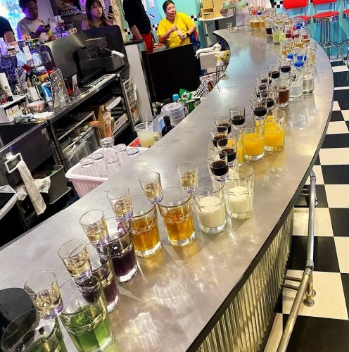 令人印象深刻的多米諾玻璃杯♪