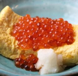 いくらのせだし巻き卵