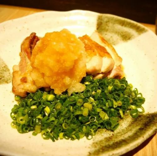 奥三河地鶏のねぎポン酢