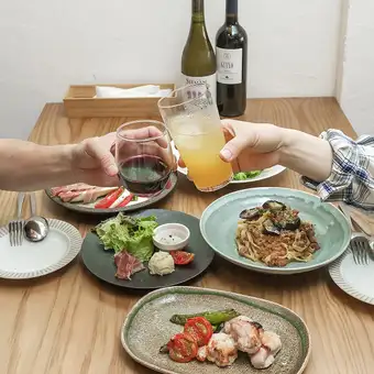 tuttiのパーティーコースB◇本日のピザやパスタなど豪華6品!+500円でカフェ&選べるデザートも