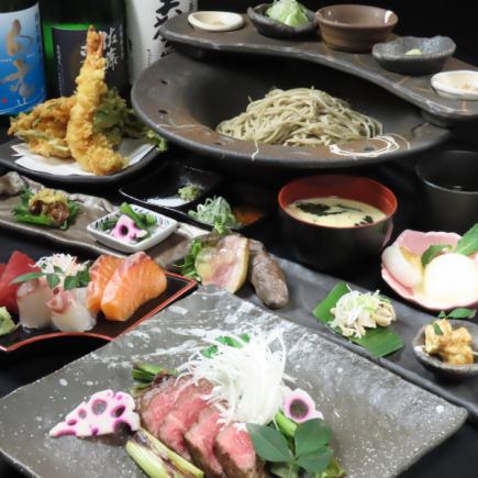 【忘年会・新年会などの各種宴会に】華～はなやぎ～全10品7700円