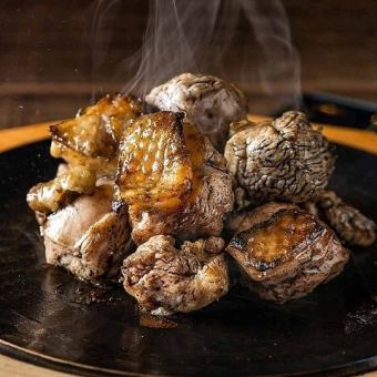 ■3時間飲み放題付『梅コース』名物の地鶏の黒焼きに海鮮ちらし寿司など〈全9品〉5000円⇒4000円