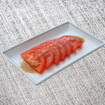 有機野菜のトマトスライス