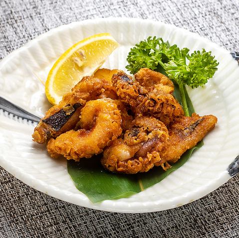 イカの下足揚げ