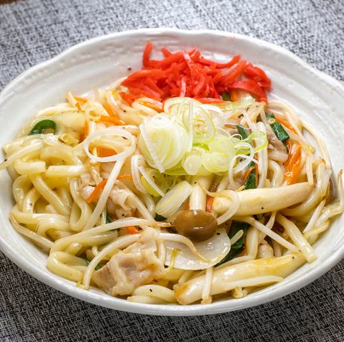 和風焼きうどん（カレー又は明太子マヨ味）