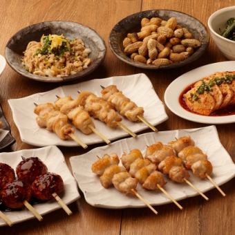 [10 dishes in total] Yakitori course - Enjoy our famous yakitori and exquisite Oyama chicken dishes - [Autumn/Winter C Course]