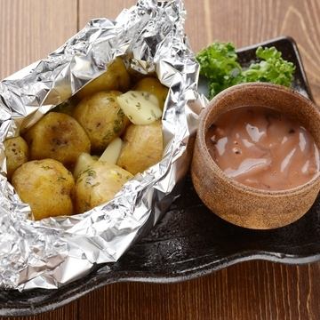 塩辛じゃがバター