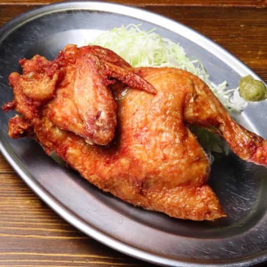釧路屋的招牌菜“一口小雞”