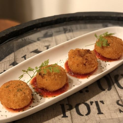 cheese risotto croquettes