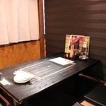個室でカップルだけの空間を！普段使いでいかがでしょうか♪