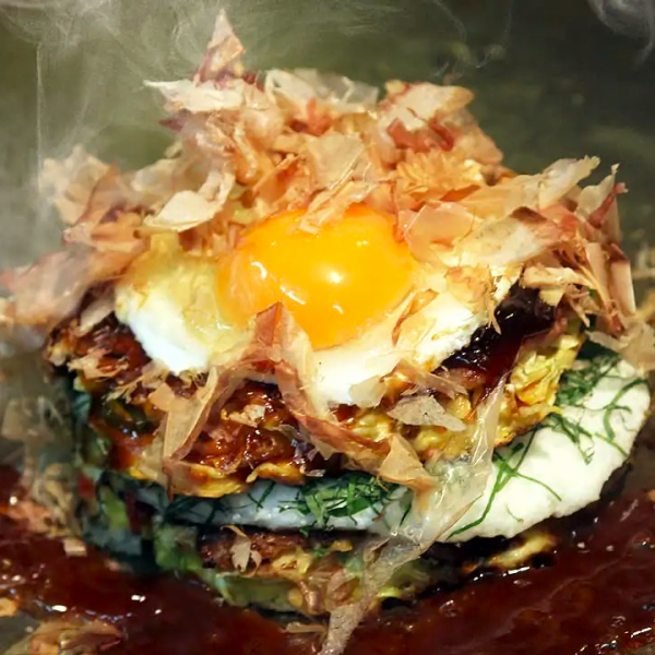 ≪ジュウジューといえばやっぱりコレ！≫【お好み焼き人気NO.1】１０１０焼　1010円(税込)～