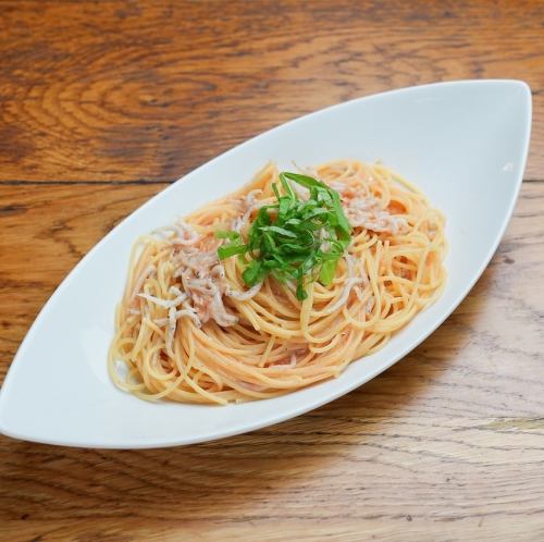 しらすと明太子のアーリオオーリオ