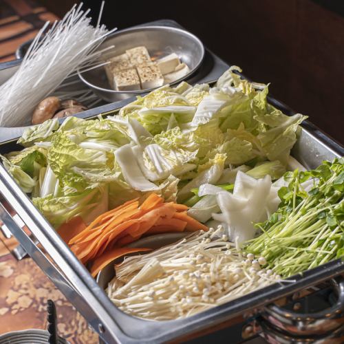 新鮮なお野菜を提供！