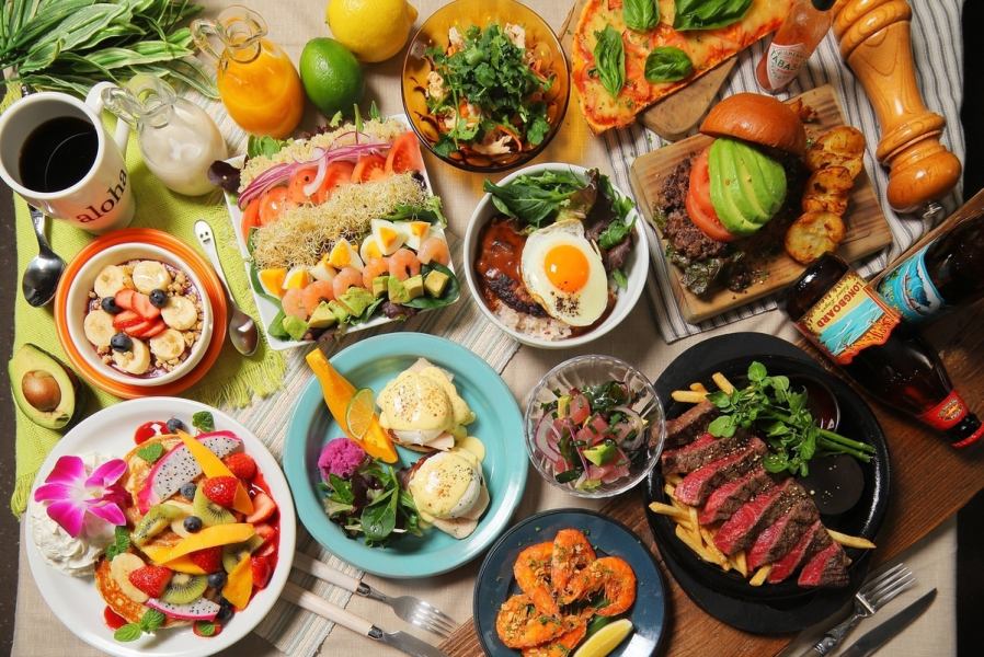 忘年会や各種宴会におすすめ☆Aloha table コース 120分飲み放題付き