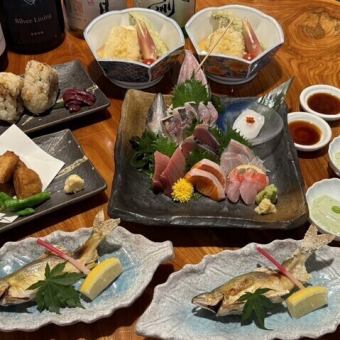 初めての方におすすめ♪魚たかコース【２h飲み放題付き】5000円