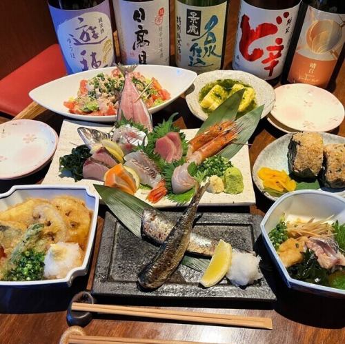 【幹事様必見】豪快鮮魚と旬料理など2時間飲み放題付き宴会コース！10名以上で無料クーポンも！
