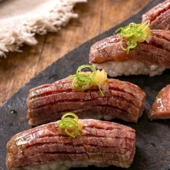 近江牛大トロ炙りにぎり