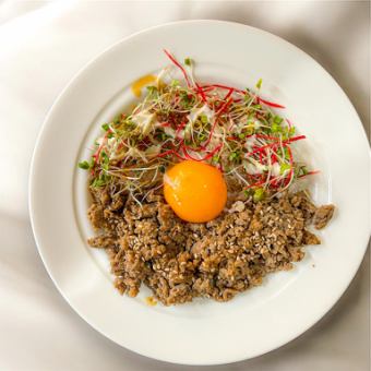 近江牛くずしハンバーグの〆ごはん