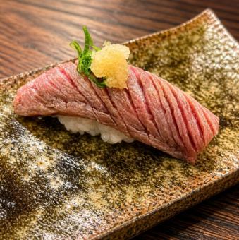 近江牛大トロ炙りにぎり