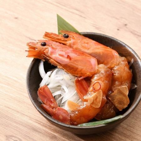 Large red shrimp pickled in soy sauce (2 pieces)