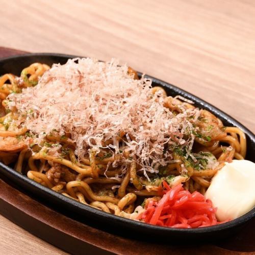 Thick noodles Yakisoba