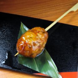 Homemade meatball skewers