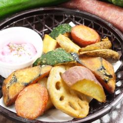 Deep-fried root vegetables Tatsuta