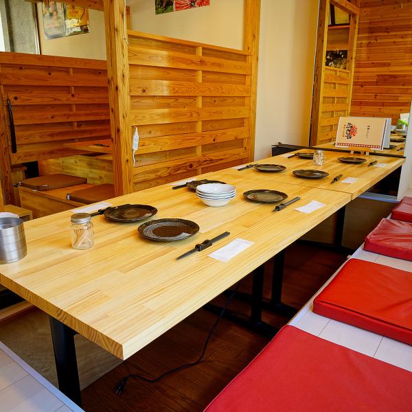 A digging seat for 8 people OK can enjoy a banquet slowly ♪