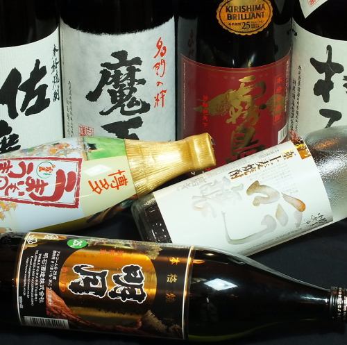 人気の九州焼酎を取り揃え