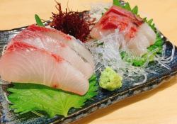 Amberjack sashimi