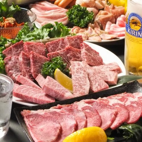 <2H [All-you-can-drink]> Special Japanese beef included [Matsu course] 17 dishes 4,950 yen★Reservation bonus★Special miso grilled in foil service