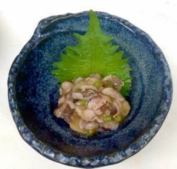 たこわさび/もずく酢　