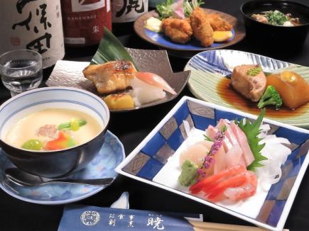 ★個室で安心★【冬満喫コース】季節のお料理6品+2H飲放6500円