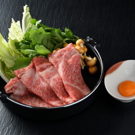 ◇2 hours all-you-can-drink included◇Sukiyaki course 7150 yen (tax included)