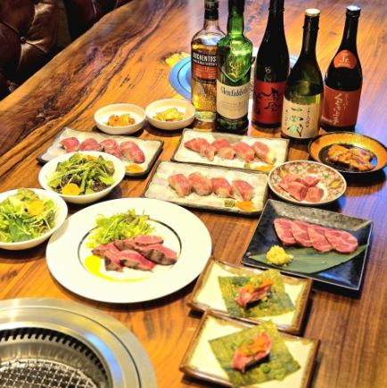 (要予約)◇春祺廊肉寿司コース　6600円(税込)