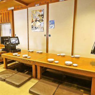 足を延ばしてゆっくり宴会♪人気の掘りごたつ席はご宴会にぴったり◎