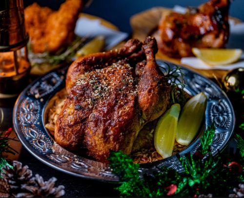 丸ごとローストチキン