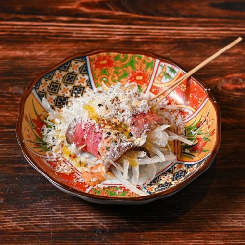 冷製　黒毛和牛ローストチーズ串　１本