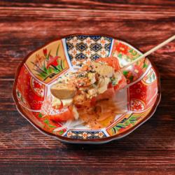 冷静　自家製スモークサーモン串　１本