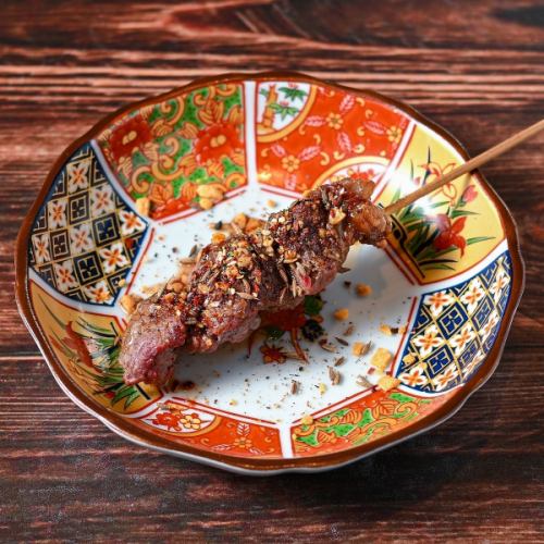 燻製クミンの牛せせり串　１本