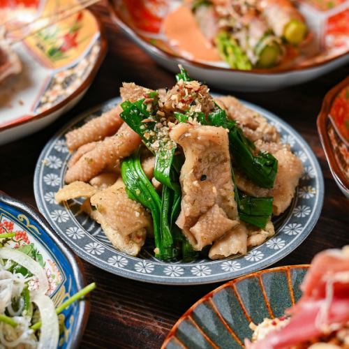 ひね鶏皮　柚子山椒